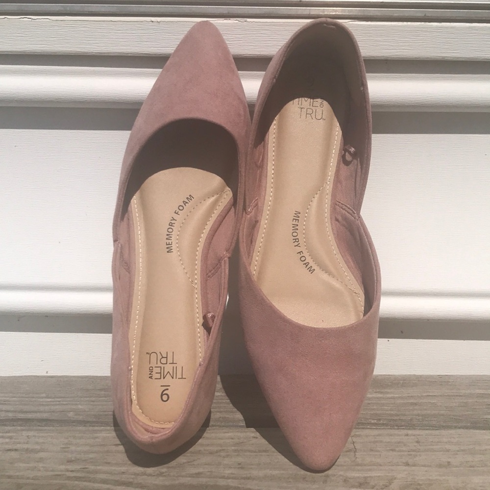 EUC - Super Cute Light Pink Flats